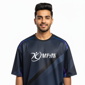 เสื้อยืดโอเวอร์ไซส์พิมพ์ลายแบบซับลิเมชั่น แฟชั่นลำลองสไตล์คนเมืองสำหรับผู้ชาย - Product Image 1