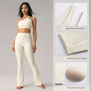 Ensemble de yoga et de fitness pour femmes, respirant et léger, de haute qualité, avec débardeur de sport et leggings très extensibles pour la salle de sport et le yoga au quotidien - Product Image 1