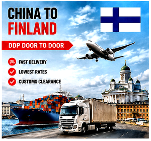 Agente de Envíos de China a Finlandia |   Transporte Marítimo |   Transporte Aéreo |   Entrega DDP Puerta a Puerta |   Agente de Carga |   Despacho de Aduanas - Product Image 1