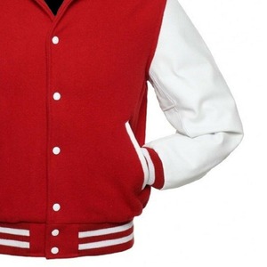 Manufacturer Industry Vintage Varsity <b>Fleece</b> <b>Jacket</b> 100% Cotton Sportswear Hoodie for Men and Women - Product Image 2