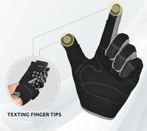 Gants de mécanicien électriques en cuir croûte de haute qualité, résistants à la chaleur, imperméables, hiver, personnalisables OEM pour la construction - Product Image 3