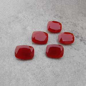 Ónix Rojo Natural, Corte Facetado, Forma Rectangular, Calibrado, Gema de Calidad AAA+ para Joyería - Product Image 3