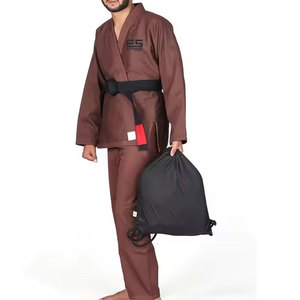 Sports Wear Plus Size Adult Jiu Jitsu Uniform 100% Cotton Breathable Quick Dry - Product Image 5