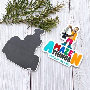 Aimant de réfrigérateur en PVC souple créatif de dessin animé de Promotion personnalisée de forme, Marktex - Product Image 3