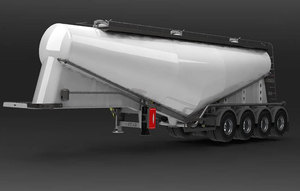 Camión Mezclador de Silo de Alta Calidad, Camión Cisterna de Concreto, Semirremolque de Cemento - Product Image 2