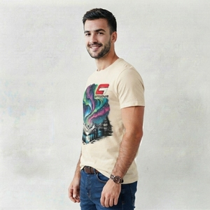 Camiseta Estampada para Hombre de Alta Calidad, Ropa Cómoda y Ligera para el Estilo de Vida, con Servicio OEM, Fabricante de Marca Personalizada - Product Image 5