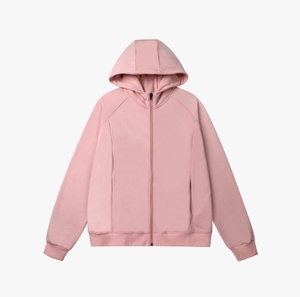 Sudadera con Capucha para Mujer, Color Sólido, Manga Larga, Tejido de Algodón Transpirable, Estilo Casual Otoñal, Corte Regular - Product Image 5