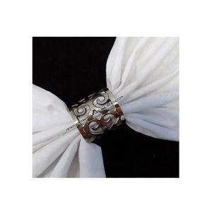 Anillo de Servilleta de Metal con Corte Hueco Personalizado de Alta Calidad para Decoración de Mesa en Cenas, Bodas y Navidad al Mejor Precio - Product Image 2