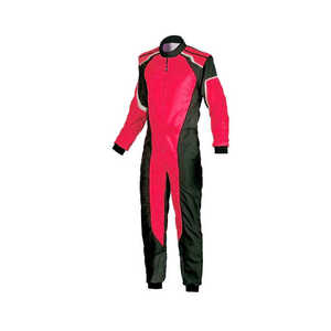 <b>Red</b> And Black Full Sleeve Motorcycle Racing <b>Suit</b> For Men Color Blocked Windproof All Seasons Wear - Product Image 1