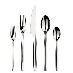 Ensemble de couverts modernes en acier inoxydable, finition miroir, fourchette, couteau, cuillère, pour mariage, style occidental, kit de 4 pièces - Product Image 5