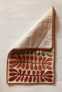 Embroidered Cotton <b>Linen</b> <b>Cushion</b> <b>Cover</b> Rectangle Bohemian Style Plant Pattern Home Decor - Product Image 6