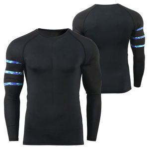 Haut de sport à manches longues pour homme, col rond, avec logo personnalisé imprimé, nouveau style, conçu pour le confort, meilleur prix. - Product Image 5