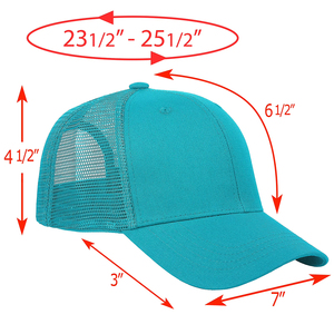 หมวกแก๊ปตาข่ายแบบ Trucker รุ่นใหม่ สำหรับทุกเพศ 6 แผง ปรับขนาดได้ สไตล์ลำลอง สำหรับผู้ใหญ่ หมวกสตรีทแวร์ พร้อมบริการ OEM - Product Image 4
