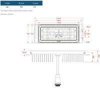 Module d'éclairage LED SMD5050 45W pour rue, 24V 48V, haute luminosité, IP68, éclairage extérieur, 150lm/W, angle de faisceau 70x150, boîtier en aluminium, lentille en PC