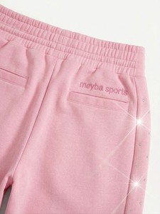 Pantalones Deportivos de Pierna Ancha para Mujer, Mezcla de Algodón Suave, Corte Holgado, Casuales, Ecológicos, de Secado Rápido y Transpirables - Product Image 5