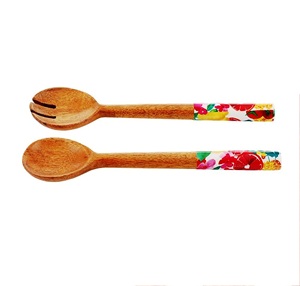Ustensiles à salade écologiques faits à la main, compatibles lave-vaisselle, pour la cuisine à domicile, fabriqués en Inde - Product Image 4