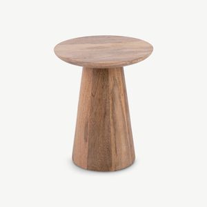 Table d'appoint artisanale en bois fabriquée à partir de bois de qualité, alliant artisanat traditionnel et design moderne - Product Image 4