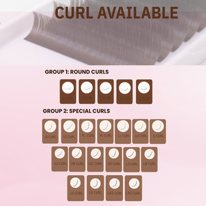 ขนตาปลอม NESS Vegan Natural Long Matte Mocha PBT ขนาด 0.05 มม. 0.07 มม. 0.1 มม. ผลิตด้วยมือ คอลเลคชั่นสีน้ำตาล โฮจิมินห์ซิตี้ - Product Image 5