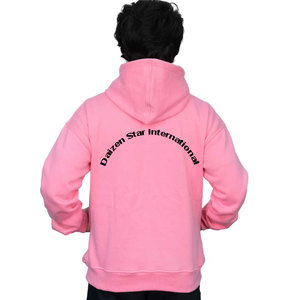 Sudadera con Capucha Rosa para Hombre, Bolsillo Bordado, 100% Algodón Felpa, Estilo Casual, Corte Regular, Ropa de Invierno - Product Image 2
