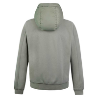 Blouson matelassé unisexe coupe-vent bleu marine avec col montant, poids du tissu 500g, rembourrage en polyester chaud pour l'hiver