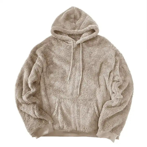 ASKIM IMPEX Oversized Hooded Fleece Sweatshirt Solid Winter Wear Knitted Anti-Pilling Regular Fit <b>Men's</b> <b>Hoodies</b> & Sweatshirts - Product Image 1