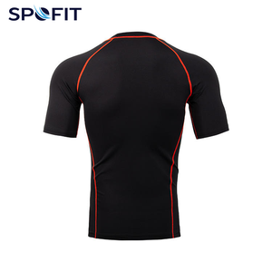 Custom Short Sleeve BJJ Rash Guard MMA <b>Compression</b> <b>Shirt</b> Sublimation No Gi Grappling Rash Guard Custom Logo Sportswear - Product Image 3