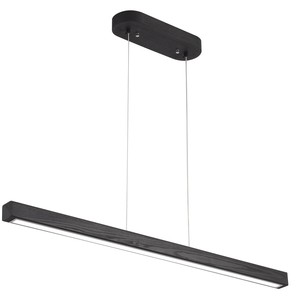 Modern Acacia <b>Wood</b> LED Pendant <b>Light</b> | Wholesale Linear Lighting <b>Fixture</b> India - Product Image 1