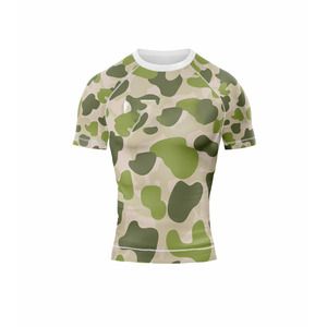 Custom Sublimation Rash Guard Long Sleeve Compression Shirt for Men OEM Sportswear - Product Image 1