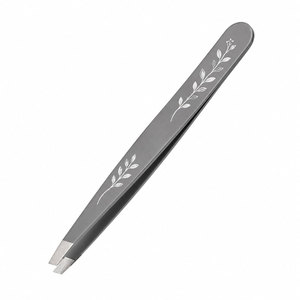 Pinzas para Cejas con Punta Puntiaguda de Acero Inoxidable, Herramienta de Precisión para el Cuidado Personal, Diseño Moderno, Duraderas, para Depilación - Product Image 2