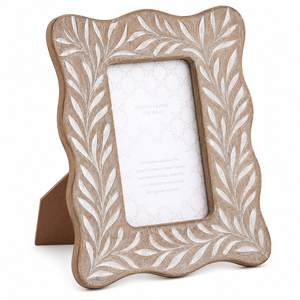 Marco de Fotos Geométrico de Madera Natural de Tamaño Personalizado, Precio de Fábrica OEM ODM al por Mayor, Marco de Fotos Triangular para Exhibición en Mesa de Oficina - Product Image 5