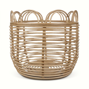 Cesta de Almacenamiento Tejida de Bambú y Ratán Rústico, Multiusos, Organizador para el Hogar, Diseño Ecológico y Sostenible, Vietrustic, Nueva Llegada - Product Image 5