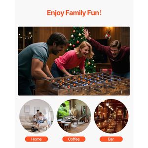 Tavolo da Gioco Combinato 3-in-1 da 54 Pollici: Air Hockey, Ping Pong e Calciobalilla con Spintori in PU - Per Uso Domestico e Commerciale - Product Image 5