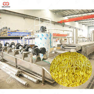 Ligne de production de chips de pommes de terre à haute efficacité 220V/380V, fabrication industrielle entièrement automatique de frites surgelées - Product Image 6