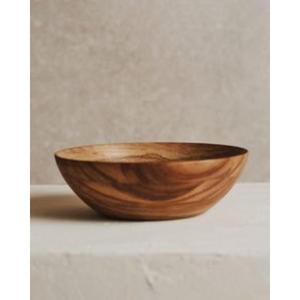 Tazón de madera tallado a mano de calidad premium, tazón de madera maciza para mezclar ensaladas y presentar alimentos. - Product Image 6
