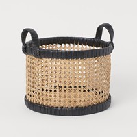Panier à pain rond décoratif en rotin naturel, ensemble d'accessoires pour table de restaurant