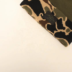 Gorros de Invierno Personalizados al por Mayor de Alta Calidad, Unisex, de Acrílico, con Diseño de Calavera, Etiqueta Tejida, Gorras de Punto, Gorro de Esquí, Bordado - Product Image 6