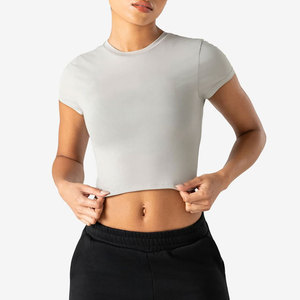 Camiseta Deportiva Corta para Mujer, Diseño Personalizado, Venta de Fábrica, al por Mayor, Secado Rápido - Product Image 6