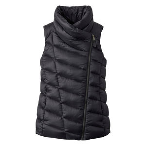 Gilet matelassé léger à capuche sans manches pour femme, grande taille, style doudoune courte - Product Image 2