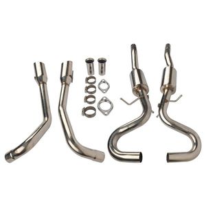 Système d'échappement de tuning pour Ford Mustang GT V8 1996-2004, double silencieux à embout ovale de 4 pouces, échappement cat-back - Product Image 1