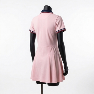 Vestido de Tenis Personalizado para Mujer con Cuello Polo, Ropa Deportiva Transpirable de Alta Calidad, Vestido Polo para Tenis - Product Image 3