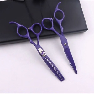 PROFESSIONAL BEAUTY RAZOR <b>EDGE</b> HAIR CUTTING SHEARS SALON SET with 26 TEETH for STAINLESS STEEL - Product Image 6