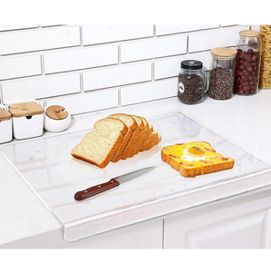 Tablas de Cortar Acrílicas Antideslizantes Ecológicas, Accesorios de Cocina de Alta Calidad, Aptas para Lavavajillas, Transparentes, para Manualidades - Product Image 6