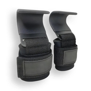 Nayab Industries - Ganchos de Fitness de Alta Resistencia con Correas de Neopreno Ajustables y Cierre de Gancho y Bucle para Protección Integral en Levantamiento de Pesas - Product Image 2
