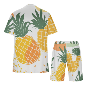 Conjuntos de 2 Piezas de Camisetas de Verano para Hombre al por Mayor, Camiseta y Pantalones Cortos Deportivos Casuales Transpirables con Logotipo Personalizado - Product Image 4