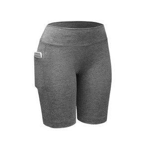 Shorts de compresión para mujer, shorts para gimnasio, cintura alta, ideales para correr, yoga, ciclismo, tela transpirable con soporte muscular - Product Image 1
