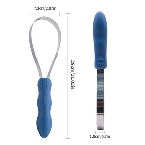 Brosse de toilettage réglable en acier inoxydable pour animaux de compagnie, grattoir à poils, lame anti-chute de poils pour chevaux, chiens et chats, outil d'élimination des poils d'animaux - Product Image 1