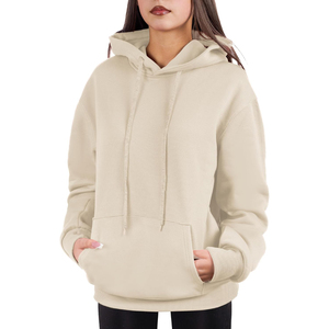 Nouveau Sweat à Capuche Unisexe Oversize 2026 – Couleur Unie, Coton Tricoté, Design Décontracté avec Poches, Coupe Classique pour l'Automne - Product Image 1