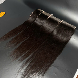 Artículos populares: Cabello humano vietnamita 100% natural, negro, con cierre de cabello virgen y frontal de encaje HD. Disponible en stock, listo para enviar. - Product Image 4