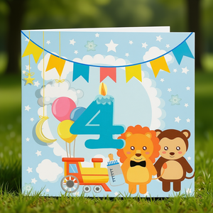 <b>Lion</b> & Monkey Greeting Cards Fun <b>Toy</b> Inspired Cards for Kids & Adults - Product Image 3