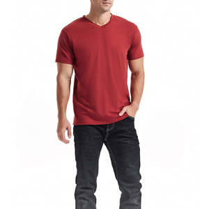 Fabricantes de Camisetas OEM, Camisetas Personalizadas de Manga Corta para Hombre, 100% Algodón, Color Sólido, Cuello Redondo, Casuales, Transpirables, de Secado Rápido, Corte Regular - Product Image 2